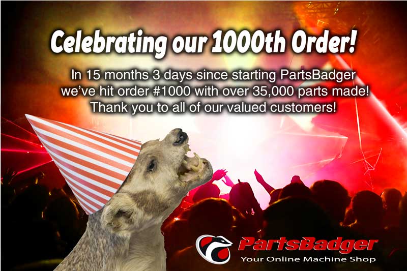 Celebrating Our 1000th Order