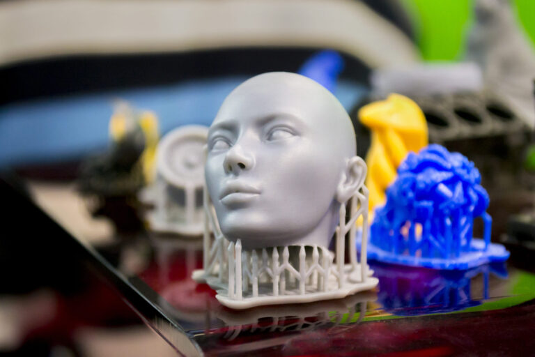Head made from SLA 3D Printer