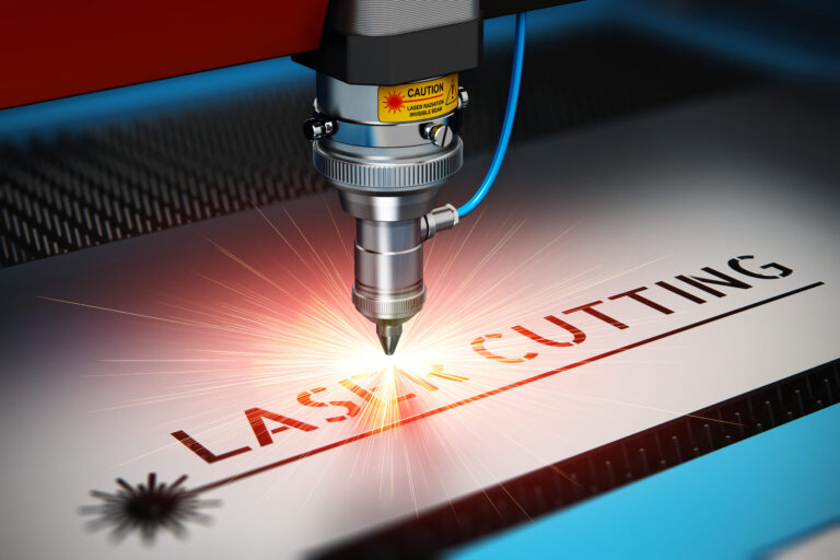 Laser cutting on sheet metal