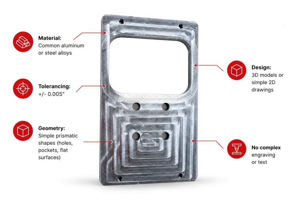 Expedited CNC Machining Callouts